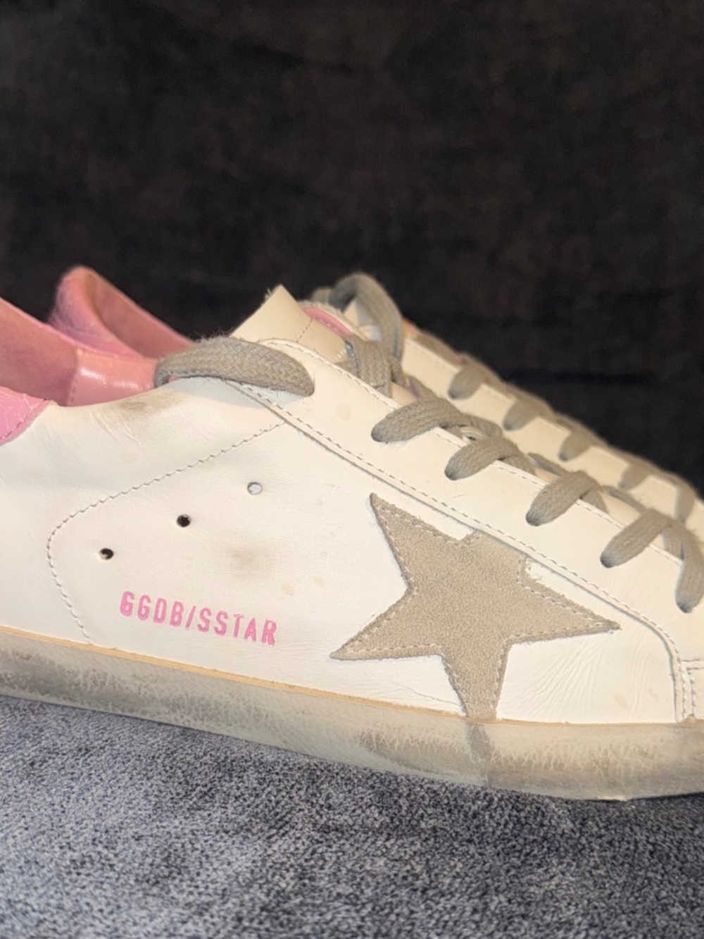 Golden Goose Superstar Pink White Leather Sneakers EU 39 Authenticated - Picture 2 of 16